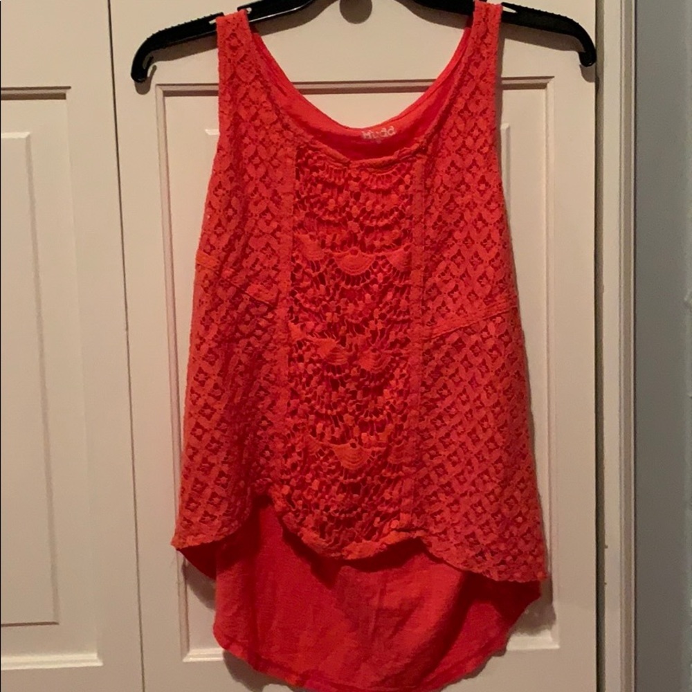 Cute floral patterned tank top